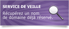 Vous souhaitez pouvoir récupérer un nom de domaine déjà réservé ?