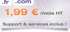 .fr et .com