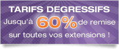 Tarifs dégressifs